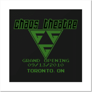 Chaos Theater Grand Opening Posters and Art